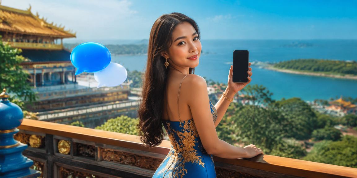 Người dùng Huế tận hưởng buổi chiều bãi biển và chơi game trực tuyến trên điện thoại